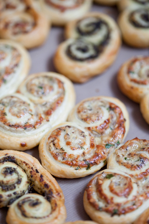 Homemade fresh cinnabon rollsの写真素材