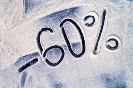 Drawing on the sea sand -60 percent discount