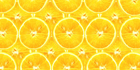 lemon pattern. Slices of fresh juicy yellow lemons. Background texture, pattern.