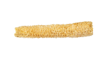 empty corn head isolated on white background