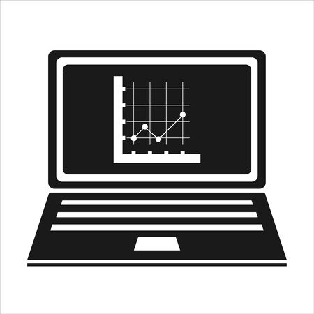 laptop icon, Vectorのイラスト素材