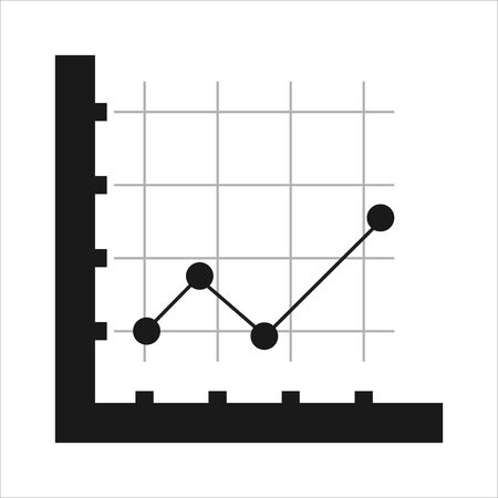 chart icon. Vectorのイラスト素材