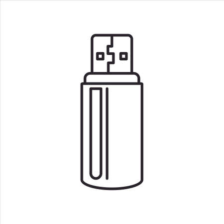 USB flash card iconのイラスト素材