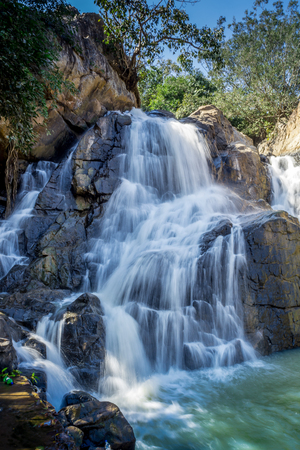 sanghagra , a small waterfall in Keonjhar district, Odishaの写真素材