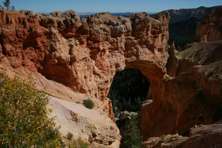 Bryce Canyon Natural Bridgeの写真素材