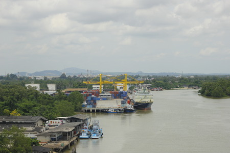 Tapee River Thailandのeditorial素材