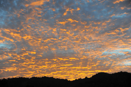 Sun rise dawnの写真素材