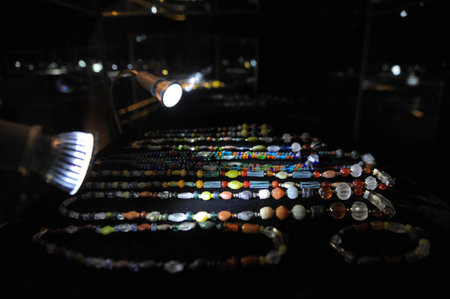 Colored stonesの写真素材