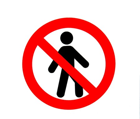 caution signal, do not enter, dangerous place
