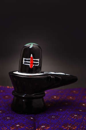 Maha Shivratri Shiva linga Background.の写真素材