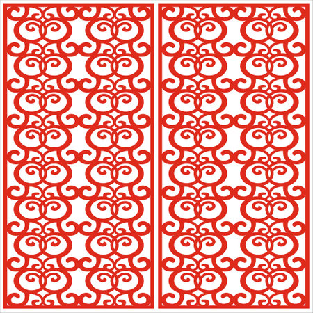 Abstract geometric pattern, seamless vector background.のイラスト素材