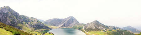 Landscape with boil a sunny afternoon concept of travel and nature.Panoramic view landscape with boil a sunny afternoon concept of travel and nature.Panoramic viewの写真素材