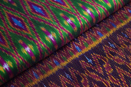 Thailand silk weaving mind that the house is up for sale.の写真素材