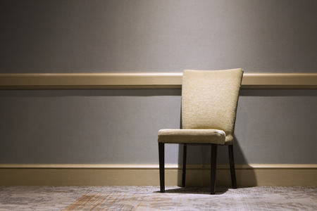 The chair is located in a room with light.