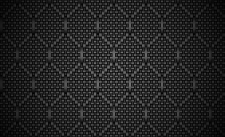 Carbon fiber honey comb background. EPS 10 vector.のイラスト素材