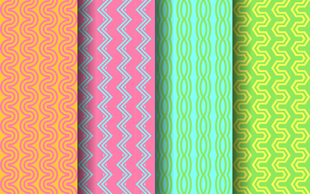 Bright color seamless pattern. Graphic design. EPS 10 vector.のイラスト素材