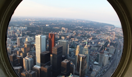 View of downtown Torontoの写真素材