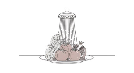 A beautifully decorated tiered wedding cake with delicate floral accents and a sophisticated, flowing icing design.の素材