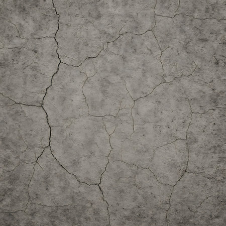 Cracked Gray Concrete Wall Texture Backgroundの素材
