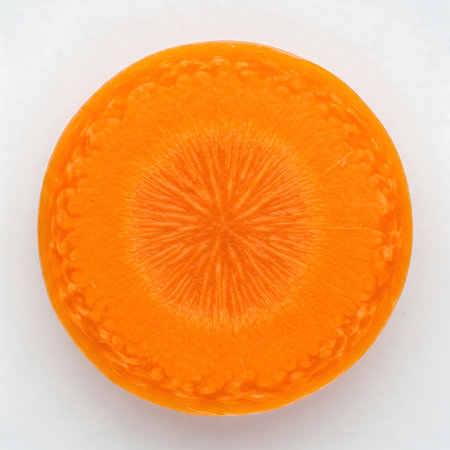 Vibrant Orange Carrot Slice Fresh and Healthyの素材