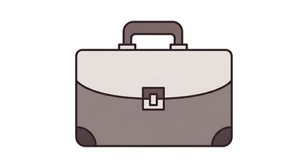 Illustration of a briefcase isolated on a white background - vectorの素材