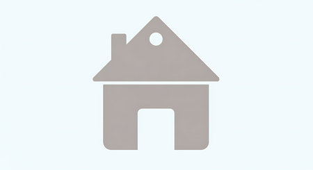House icon. Real estate symbol. 3D rendering. White background.の素材
