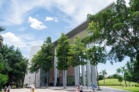 Hanoi, Vietnam - August 16, 2015: the Vietnam Museum of Ethnology showcases the 54 ethnic groups of Vietnam.のeditorial素材