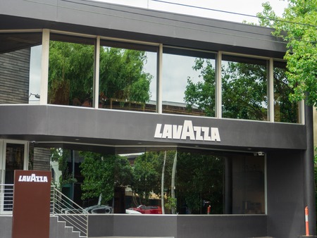 Melbourne, Australia - February 14, 2017: Luigi Lavazza SpA is an Italian coffee manufacturer founded in Turin. This is its Melbourne office in Hawthorn.のeditorial素材