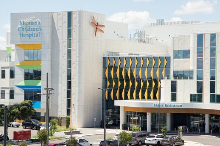 Melbourne, Australia - November 19, 2017: Monash Children's Hospital is a public specialist paediatric hospital in Clayton. It opened in 2017.のeditorial素材