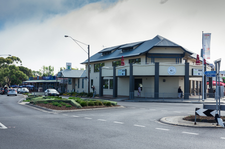 Inverloch, Australia - January 27, 2018: The Esplanade Hotel, or Invy Espy Hotel, on Ramsey Boulevard in the South Gippsland seaside town of Inverloch.のeditorial素材