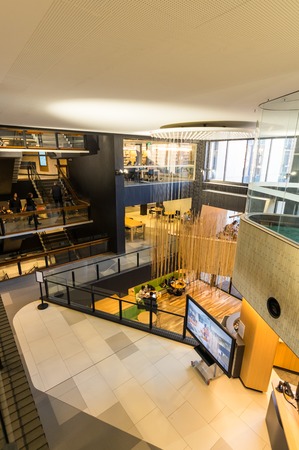 Melbourne, Australia - August 5, 2018: the Sir Louis Matheson Library at the Monash University...
