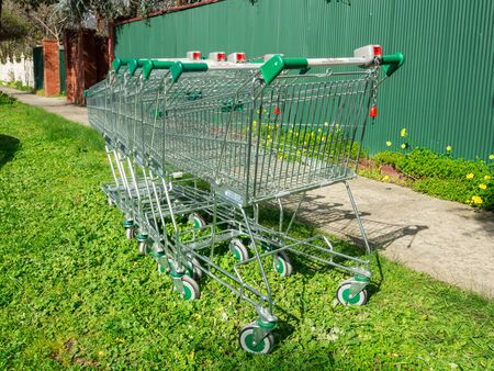 Melbourne, Australia - August 11, 2016: Telstra telephone exchange in suburban Box Hill. Telstra is the largest telephone company in Australia.のeditorial素材