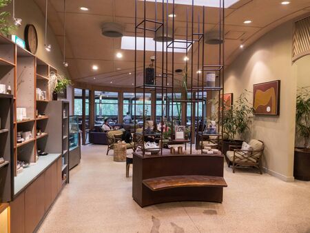 Fingal, Australia - November 27, 2016: Peninsula Hot Springs is a spa resort in Fingal on the Mornington Peninsula. They are the first natural hot springs in Victoria.のeditorial素材