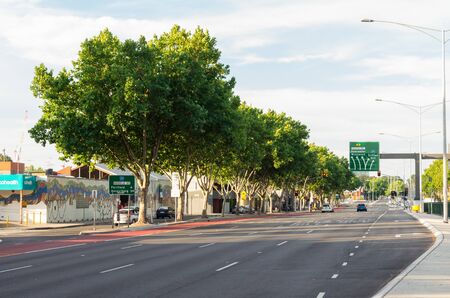 Melbourne, Australia - January 7, 2019: traffic on Hoddle Street in Abbotsford. Hoddle Street or...