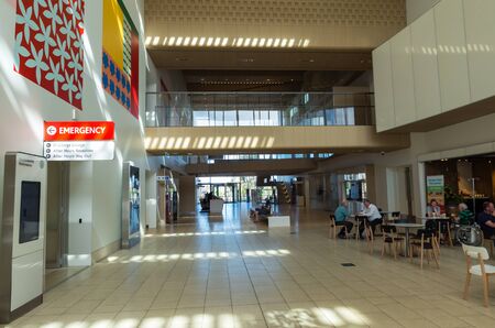Bendigo, Australia - October 28, 2018: the new Bendigo Hospital was built in 2017 by Silver Thomas Hanley and Bates Smart. It is the largest regional hospital in Victoria.のeditorial素材