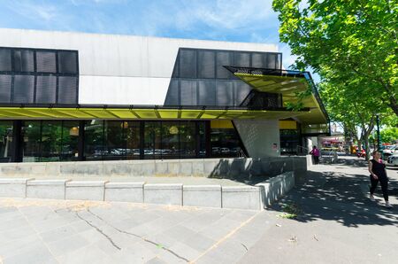 Bendigo, Australia - October 28, 2018: Bendigo Library was redesigned in 2014 by MGS Architects. It is part of Goldfields Libraries.のeditorial素材