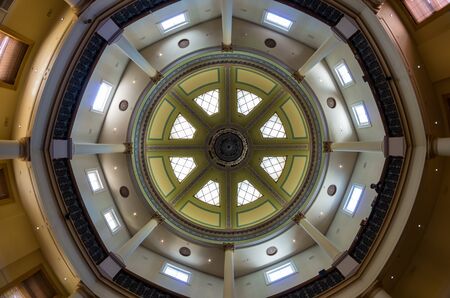 Bendigo, Australia - October 28, 2018: Octagonal Reading Room at Bendigo TAFE was designed by WC Vahland and Getschmann architects and completed in 1887.のeditorial素材