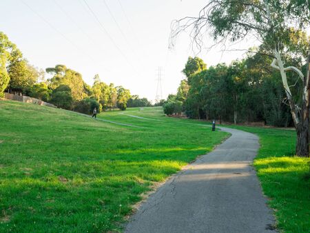 Melbourne, Australia - January 9, 2017: Green Gully Linear Park in Templestowe in the north-eastern...