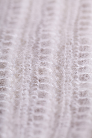 Macro Off White Flax Fabric with Design. Used for Fashion Clothes.の写真素材