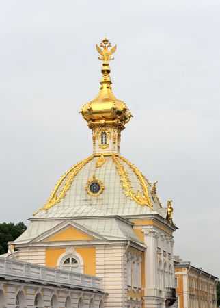 The West Chapel. Peterhof (Petrodvorets), St. Petersburg, Russia.の写真素材