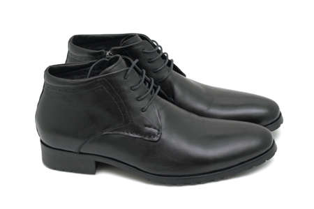 Mens shoes, isolated on a white backgroundの写真素材