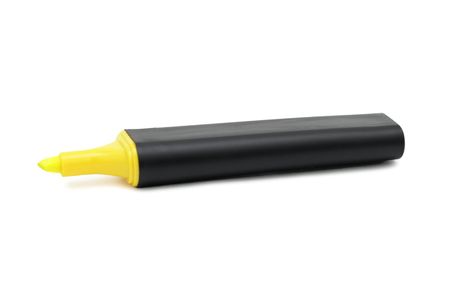 Black marker, isolated on a white backgroundの写真素材