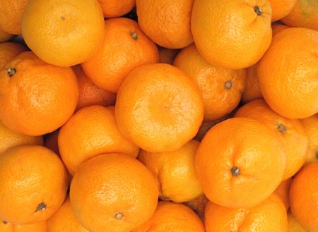Close-ups of fresh tangerines. Natural source of vitaminsの写真素材