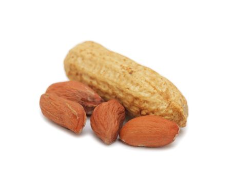 Peanut, isolated on a white background