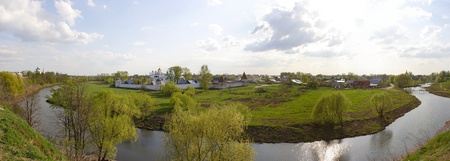 Our Lady's Intercession Nunnery (Convent of the Intercession of the Mother of God), Suzdal. Golden Ring, Russiaの写真素材