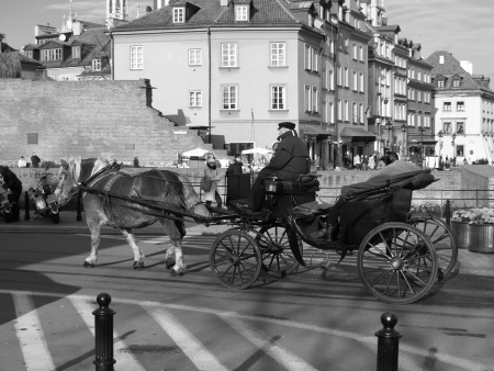 Warsaw streetのeditorial素材
