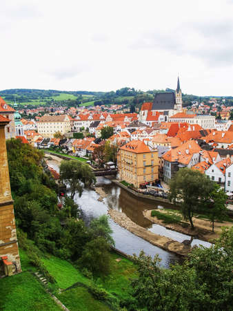 Nice view of Chesky Krumlovの写真素材