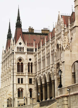 Building of Parliament in Budapestの写真素材