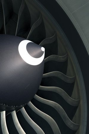 Modern General Electric airplane engine