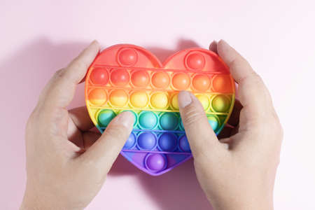 Colorful Antistress toy.の写真素材